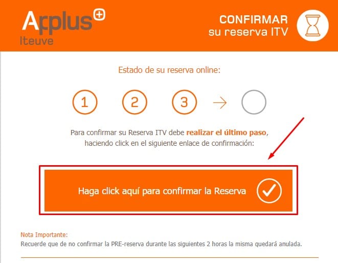 Confirmación y recordatorios